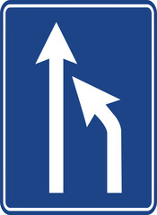 Lane Regulation signs, Information signs, Road signs in Turkey. Standard traffic signs on Turkish highways. (Turkish: Karayolları standart trafik işaret levhaları, Bilgi işaretleri)