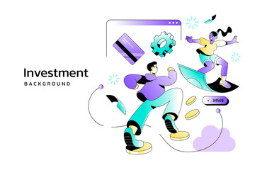 Modern Investment Illustration