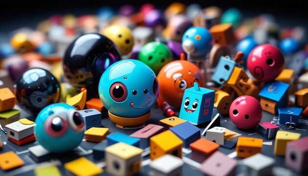 A fun back-to-school wallpaper featuring cartoon characters engaging in learning activities, promoting a sense of enjoyment and enthusiasm for education as students head back to school, Generative AI