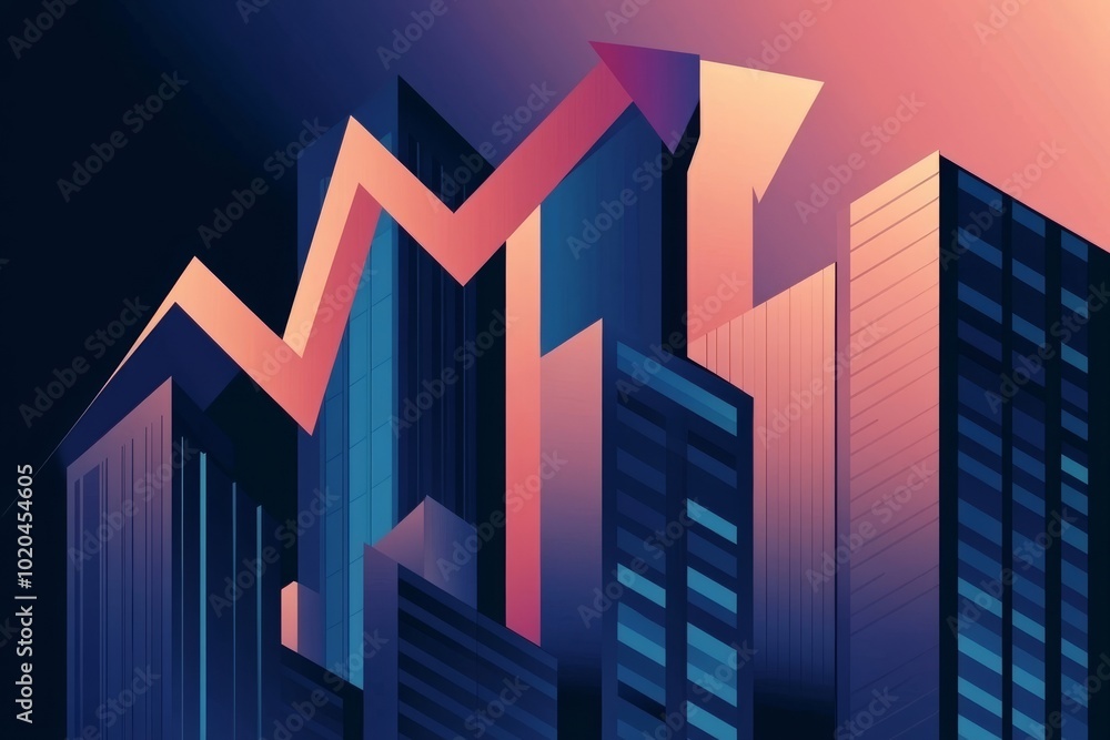 Poster the diagram is bright neon red with colorful lines and statistics, perfect for depicting data visual
