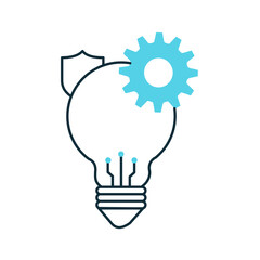 Creative Innovation and AI Hands Icon Design, idea security, future technology, AI safety, innovation preservation