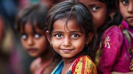 World Children's Day. A cute kid. happy children