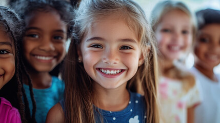 Fototapeta premium World Children's Day. A cute kid. happy children
