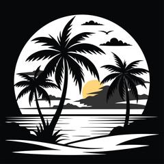 a-sunset-with-palm-trees-and-a-beach-scene 