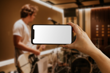 Phone png screen mockup, digital device image