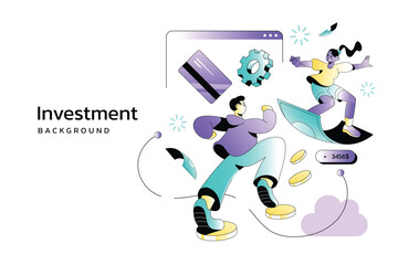Modern Investment Illustration