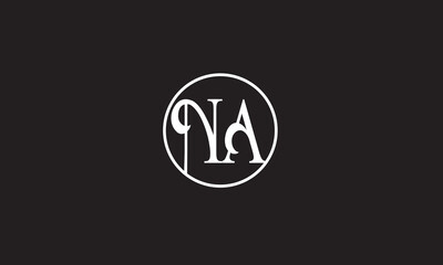 NA, AN , A ,N, Abstract Letters Logo Monogram	