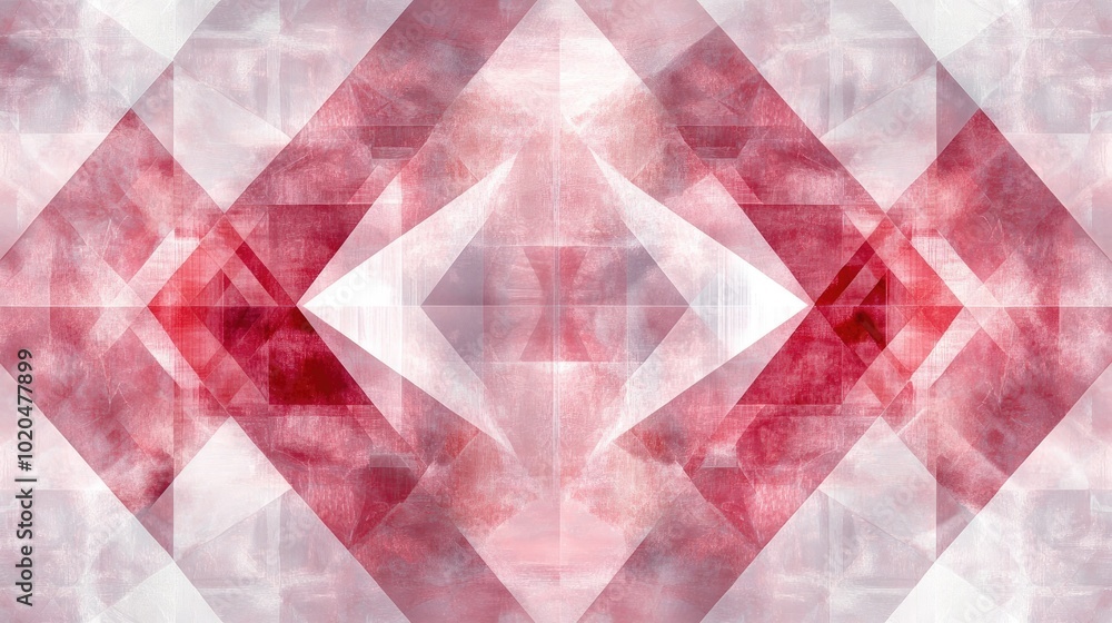 Poster a modern abstract background with transparent geometric shapes arranged in a stunning, seamless patt