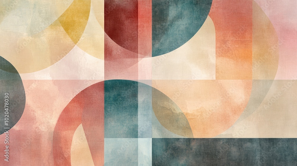 Poster a seamless abstract background featuring transparent geometric shapes layered in a beautiful arrange