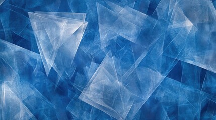 Obraz premium A sophisticated abstract background with transparent geometric shapes arranged in a seamless, beautiful pattern