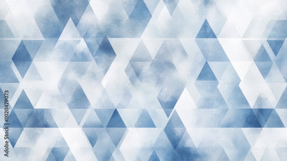 Poster A transparent geometric pattern, beautifully arranged in layers to create a sophisticated and seamless background