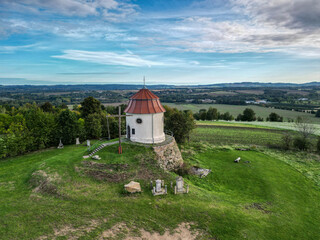 Proszowka village in the administrative district of Gmina Gryfow Slaski - Lower Silesian in south-western Poland