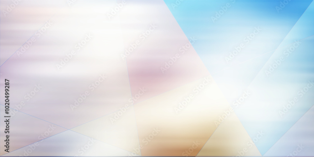 Wall mural colorful slanted soft lines, blurred geometric gradient shapes - abstract background design template