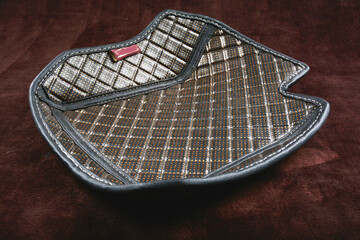 luxury quality titanium galaxy car matt pvc leather shining gloss carpet in red brown black grey...