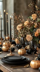 Halloween decoration table set