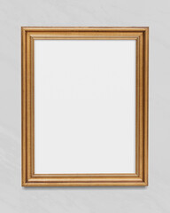 Vintage wooden  frame  png mockup, transparent design