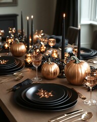 Halloween decoration table set