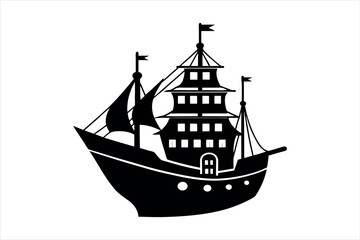 illustration of a ship