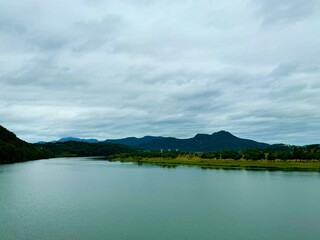 Korea lake scenery