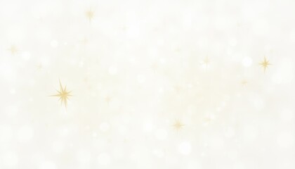 A delicate display of soft golden glitter scattered on a white background, creating a subtle and elegant sparkle. The image highlights beauty and adds a touch of festive charm.