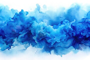 Fototapeta premium Explore this stunning blue watercolor texture perfect for greeting cards and backgrounds, adding a touch of elegance and creativity to your designs. Ideal for various projects!
