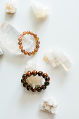 jewelry with natural semiprecious stones bracelets