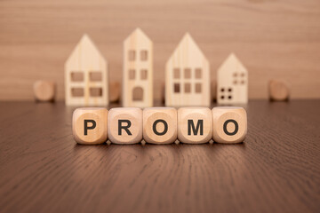 Explore Wooden Houses and Promo Blocks for various Marketing Concepts and ideas