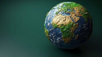 Fototapeta premium Our Planet Earth - The World's Most Valuable Resource