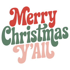 Retro Christmas PNG design high quality