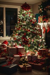Family Christmas Tree Celebration