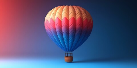Fototapeta premium Whimsical Hot Air Balloon Adventure
