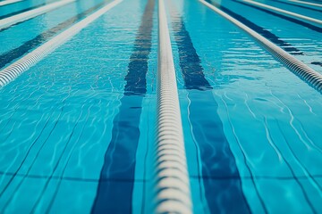 Obraz premium Swimming Pool Swim Lanes