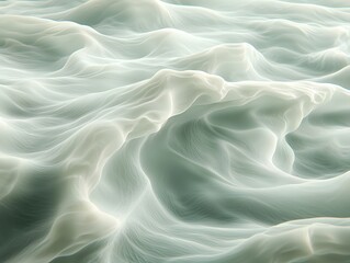 Obraz premium Abstract Flowing Forms Resembling Gentle Water Waves
