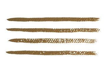 Obraz premium Brown brush strokes png, journal sticker, collage element, transparent background