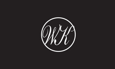 WK, KW, W, K Abstract Letters Logo Monogram