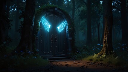 tunnel in the forest