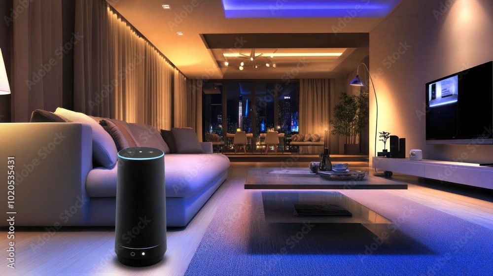 Poster smart home voice assistant integration: use voice commands to control your home lights, temperature,