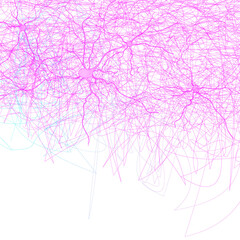 Png pink nerve network border for medical technology