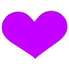 heart of the purple, heart of color, heart sign, heart isolated on white, purple heart, purple, purple heart illustration, heart on white, heart sticker, heart icon, heart png, heart, love, png