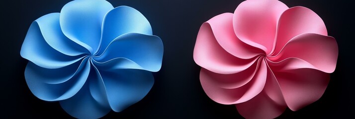 Colorful Craft Decorations, Flower Shape Paper Art, Handmade Accessories, Handmade Acc
