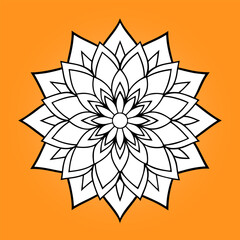 abstract flower illustration