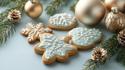 The Festive Iced Sugar Cookies