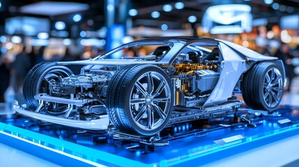 Detailed Hybrid Powertrain Cross Section Model