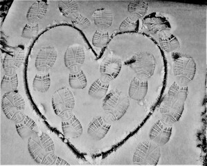 Walking on my heart.