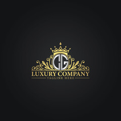 Elegant Gold Crest Logo for Premium Brands