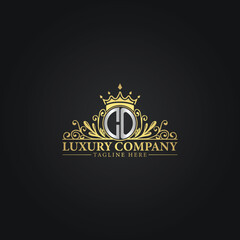 Elegant Gold Crest Logo for Premium Brands