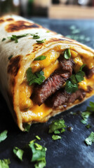 grilled meat with vegetables Generative AI