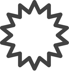 Fototapeta premium star shape icon