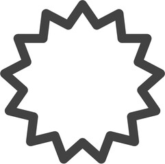 Fototapeta premium star shape icon