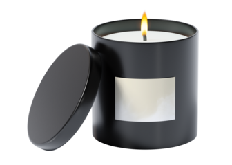 Scented candle png, product packaging, transparent background